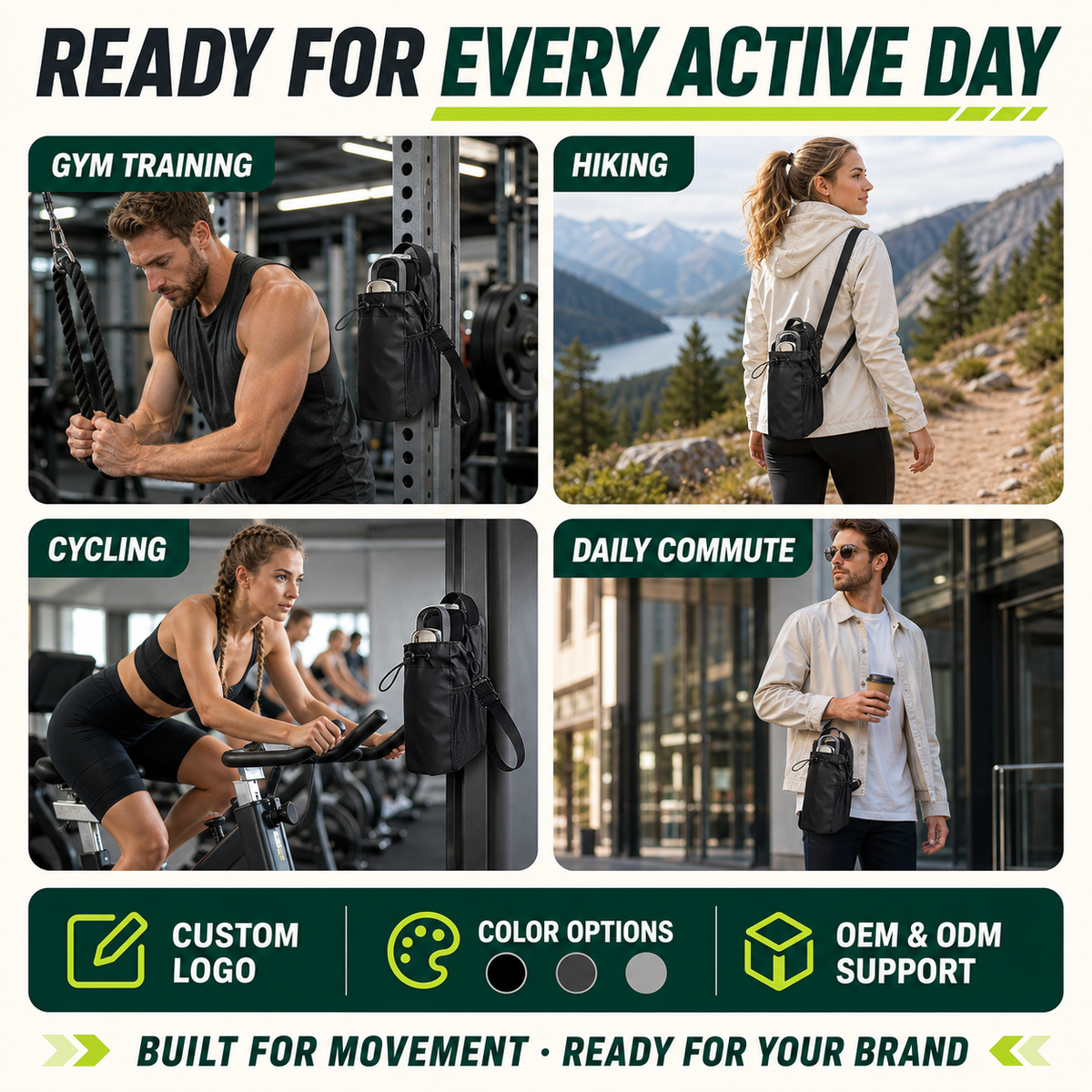 Borsa magnetica PRO-L'accessorio essenziale per la palestra