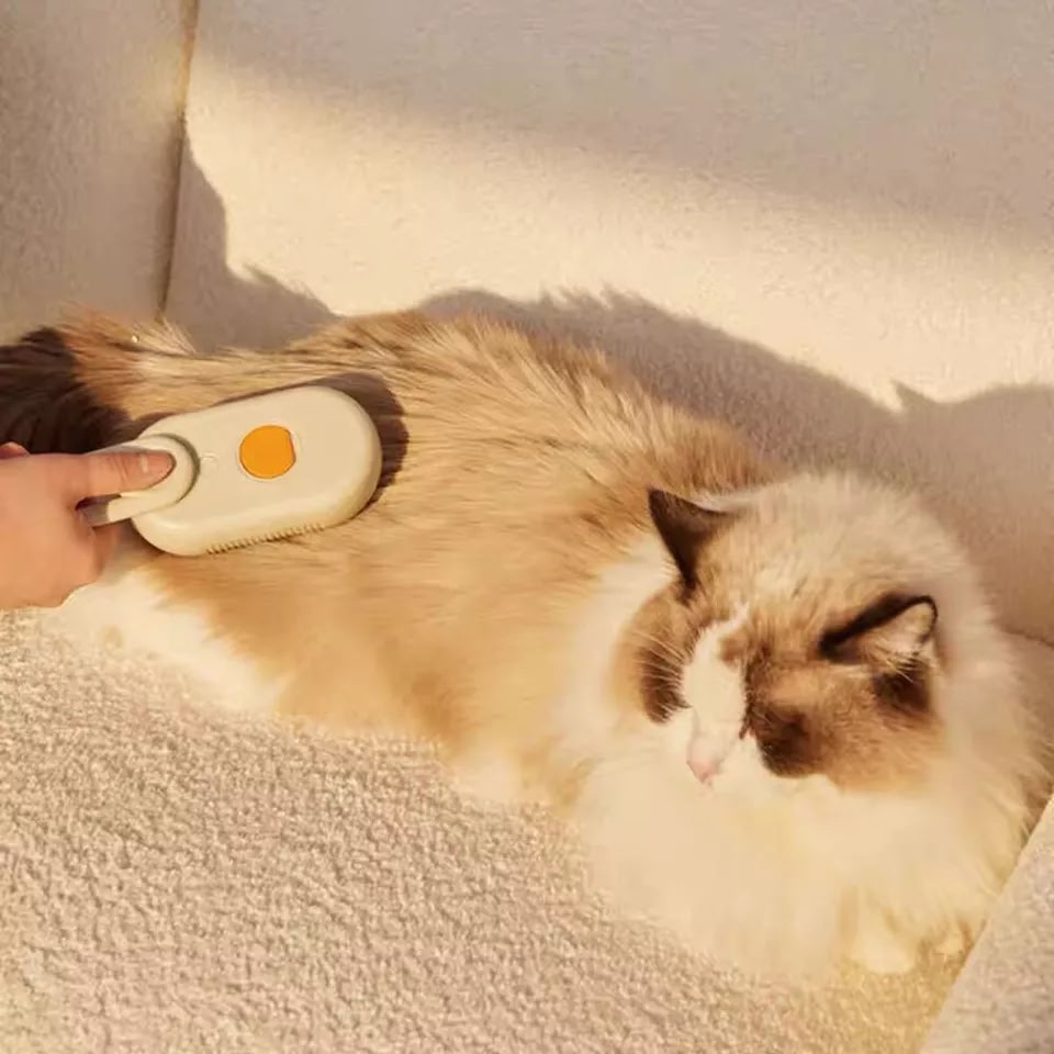 Spazzola a vapore per cani e gatti